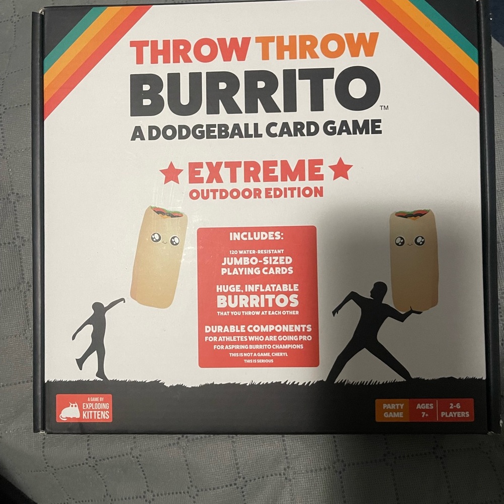 Exploding Kittens Throw Throw Burrito Extreme Card Game